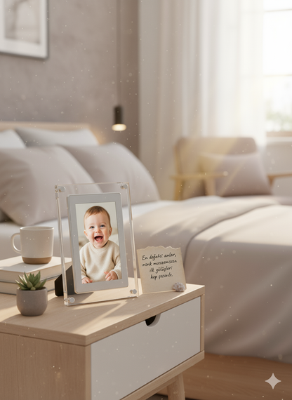 ✨ 7 İnç Dijital Anı Çerçevesi | Video & MP3 Oynatmalı IPS Ekran