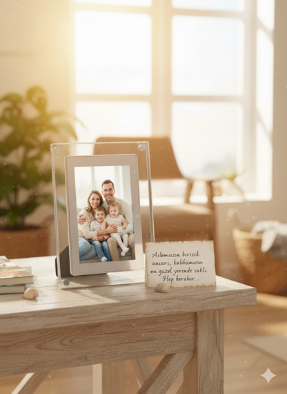 ✨ 7 İnç Dijital Anı Çerçevesi | Video & MP3 Oynatmalı IPS Ekran